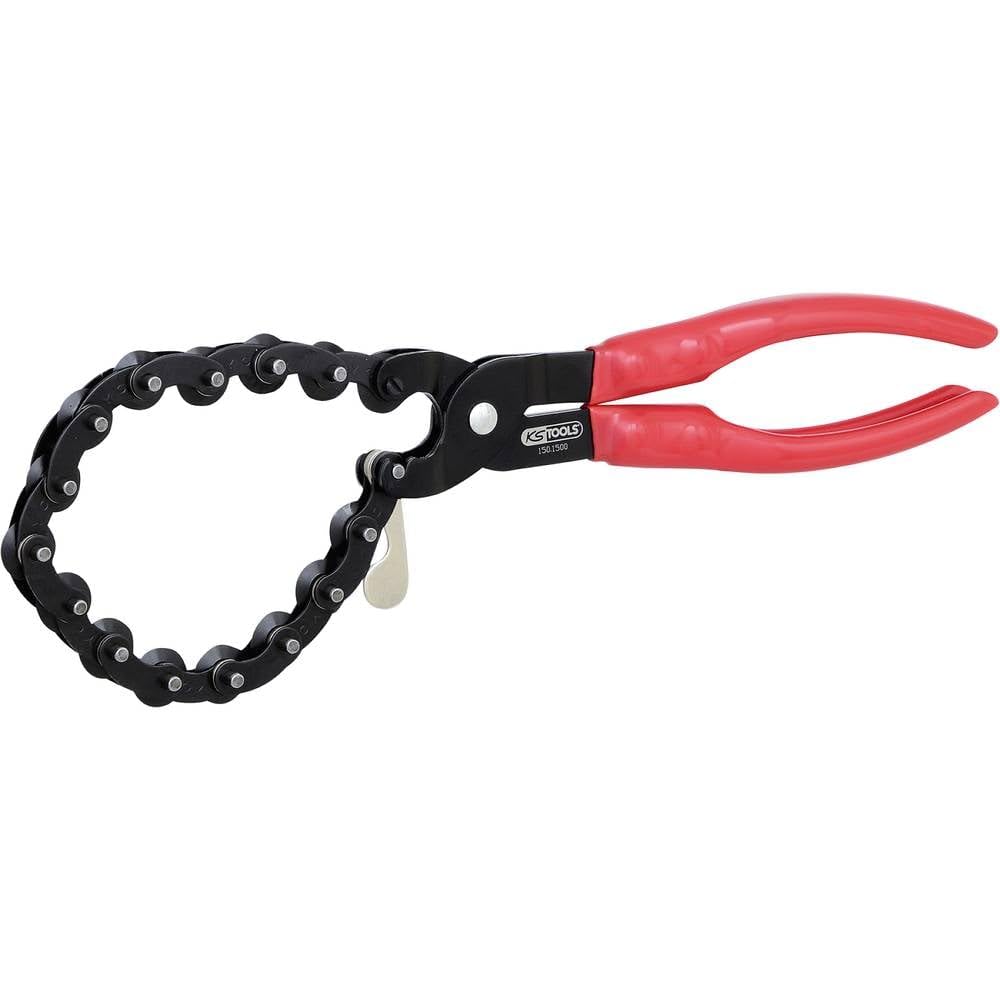KS Tools 150.1500 Coupe-tube à chaîne - Ø19-83 mm - L.330 mm | Coupe-tube à chaîne - Ø19 - 83 mm - L.330 mm, lame trempée