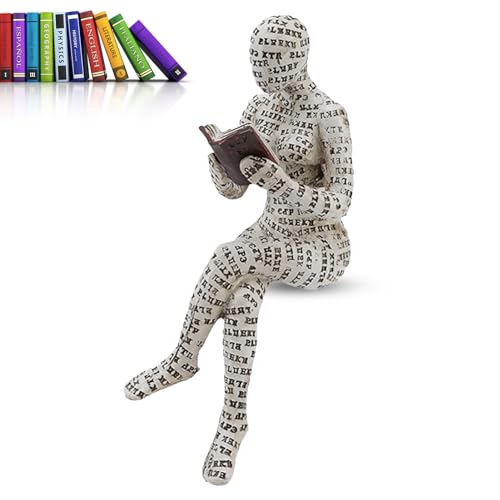 Estatuilla De Mujer Leyendo, Figuras Decorativas Decoracion Hogar, Estatuilla De Lectura Abstracta De Resina, Esculturas,...