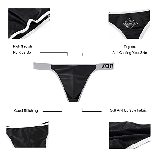 Men's Thong G String T-Back Low Rise Bulge Pouch Underwear4