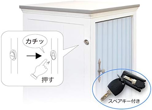おしゃれ かわいい 大容量 デリバリーボックス 不在宅配BOX ポスト 戸建て オルレア ディーズガーデン シャビーブ 【メールボックスウォールポストボ】