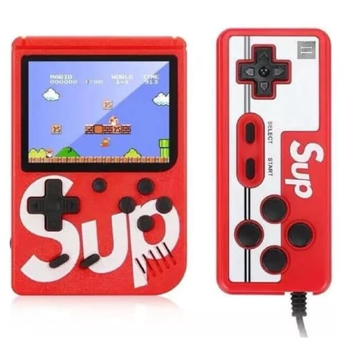 Console Portátil Retrô Sup – 400 Jogos Clássicos Anos 80 e 90 + Controle 2 Jogadores Box Game - TYDA