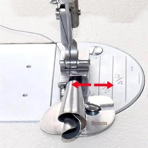 Set de pies para dobladillos enrollados para máquina de coser miniatura 3