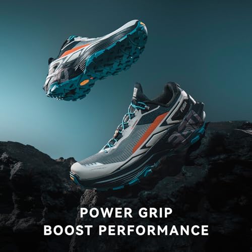 Image of Fuga EX330 Men's Trail Running Shoes, Comfortable Ultra-Long Distance Trail Running Shoes with High-Rebound and Cushion, Lightweight Breathable Non Slip Mountain Trail Shoes for Diverse Terrain