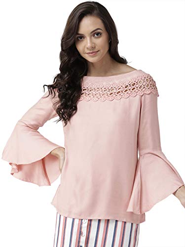 Image of Style Quotient Women Solid Viscose Rayon Smart Casual top