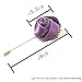 10pcs Wedding Lapel Flower Pin Rose for Man Suit Decoration -Mauve pink