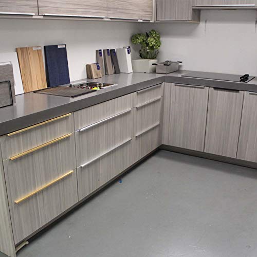 Dowell 3063 10 Black Aluminum Cabinet Pull Handle Length 5-7/8"-35-7/8" (12-3/8") #TOP7