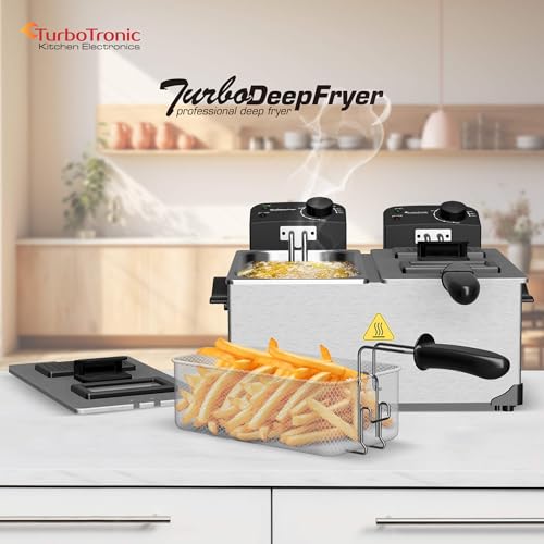 Friteuse Turbotronic DF 2 Duo Double Panier 2 x Acier Inoxydable - vue 3