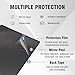 6PCS Glossy Black Door Pillar Covers/Window Exterior Molding Anti-Scratch Trim Compatible with Chrysler 300 300C 2005 2006 2007 2008 2009 2010,Window Outer Pillar Panel Set