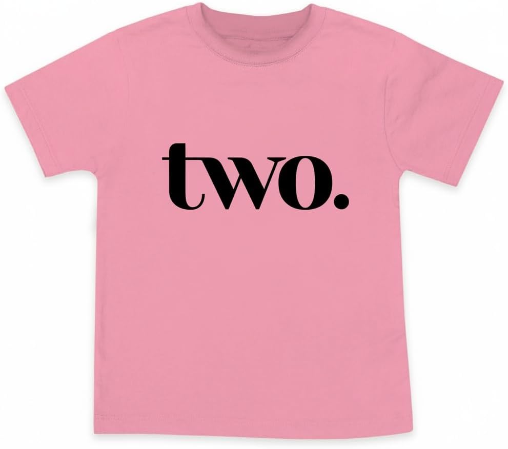 2 Year Old Birthday Shirt 2nd Bday Party T-Shirt Toddler Boy Outfit Number Two