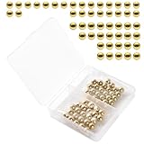 50PCS Precision Solid Brass Bearing Balls,Industrial Brass Ball Spheres for Machinery, Automotive, and DIY,2 Sizes 6.3mm、6.75mm(50pcs Balls 25pcs 6.3mm-25pcs6.75mm)