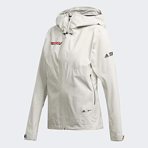 adidas Damen Parley 3-Layer Regenjacke, Rawwht, M, FL2013