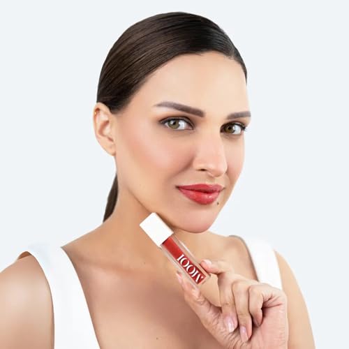 Image of Liquid Matte Lipstick - Gerua, Rust Caramel Brown | Food-Proof, Transfer-Proof, Lightweight | Lasts Up to 8 Hours | 5 ml