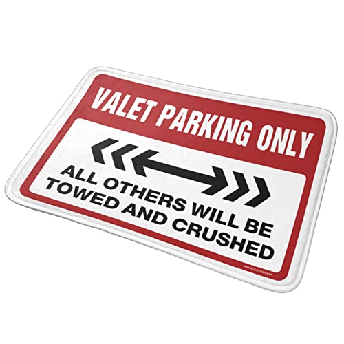 Tapis Valet Parking Only paillasson extérieur drôle petit format 50x80 - 3