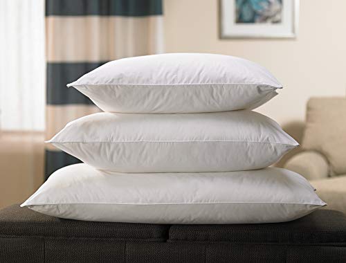 Almohada de Relleno Alternativo de Plumas Queen Blanca