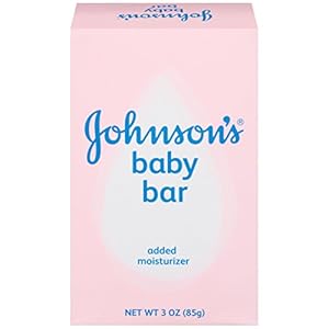 Johnson’s Baby Soap Bar Gentle for Baby Bath and Skin Care, Hypoallergenic, 3 Ounce