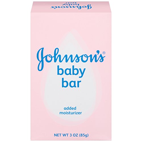 Johnson’s Baby Soap Bar Gentle for Baby Bath and Skin Care, Hypoallergenic, 3 Ounce