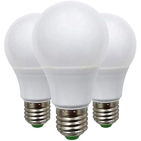 Bombilla LED E27 de 7W (60W), 12V Bajo Voltaje, Pack de 3 Cover