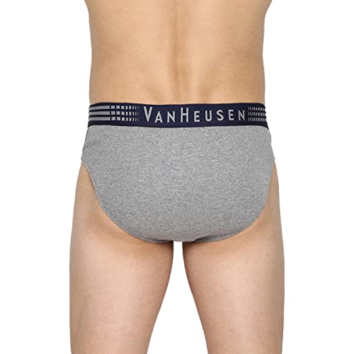 Image of Van Heusen Men Anti Bacterial Briefs - 100% Combed Cotton - Pack of 2 - Colour Fresh, Moisture Wicking