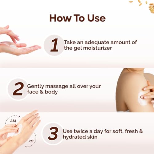 Image of Mamaearth Rice Dewy Bright Light Gel Moisturizer with Rice Water& Niacinamide For Glass-skin Glow 200g| Long-lasting, Nonsticky Hydration |Oil-free, Lightweight & Quick-absorbing |No Harmful Chemicals