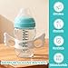 SAESELYSIUM 2 Pack Baby Bottle Handles Compatible with 5OZ/9OZ Plastic Glass Tommee Tippee Bottles, Bottle Handles for Baby Self Feeding & Hands Free Use, Supports Baby Grip Training, New Mom