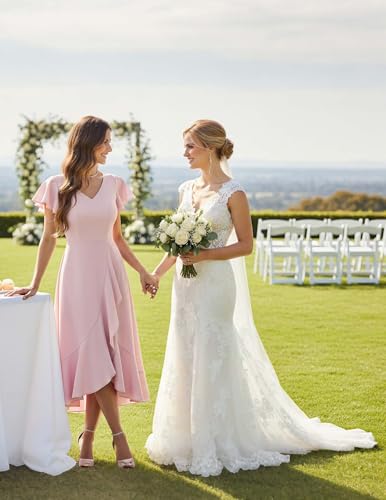 Image of DRESSTELLS Women's Cocktail Dresses 2026, Formal Fall Wedding Guest Dress