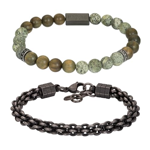 Conjunto de joyas Mike Silver iXXXi Men para lucir impecable en la oficina