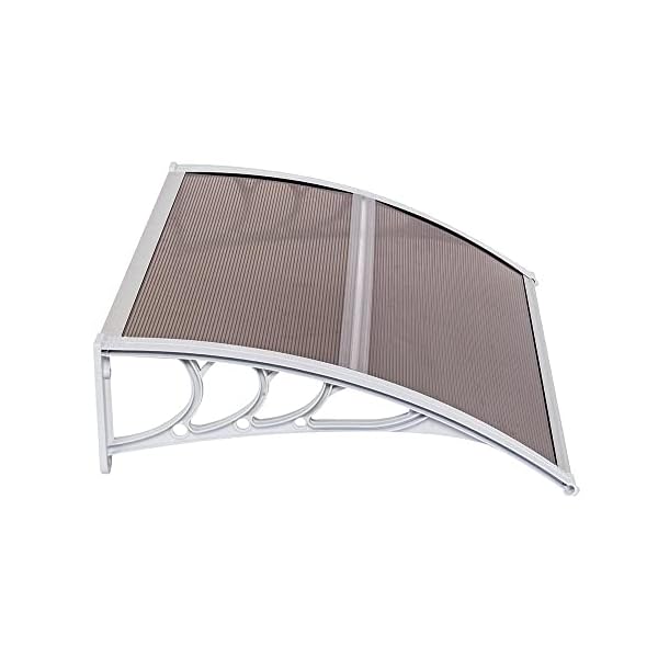   DIY-40-x-30-Outdoor-ABS-Window-Awning-Front-Door-Canopy-Patio-Cover-Yard