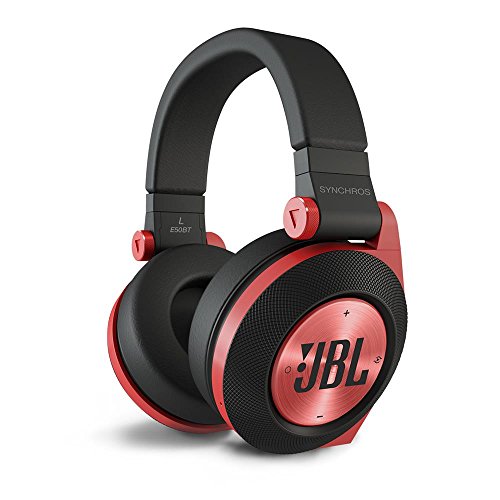JBL E50 BT Wireless Bluetooth Over-Ear Stereo-Kopfhörer - Rot