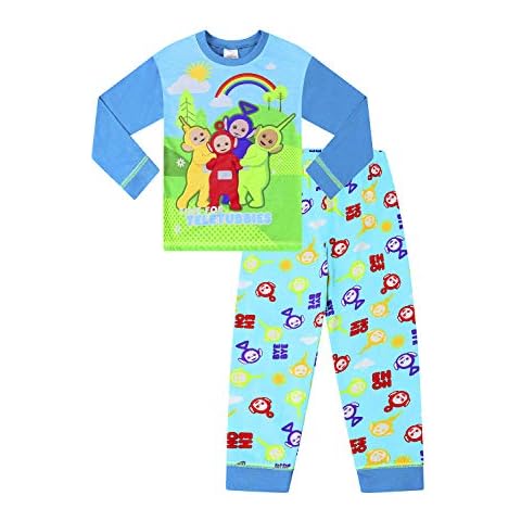 Teletubbies Tinky-Winky, Dipsy, Laa Laa and Po Long Pyjamas (12-18 Months) Blue Cover