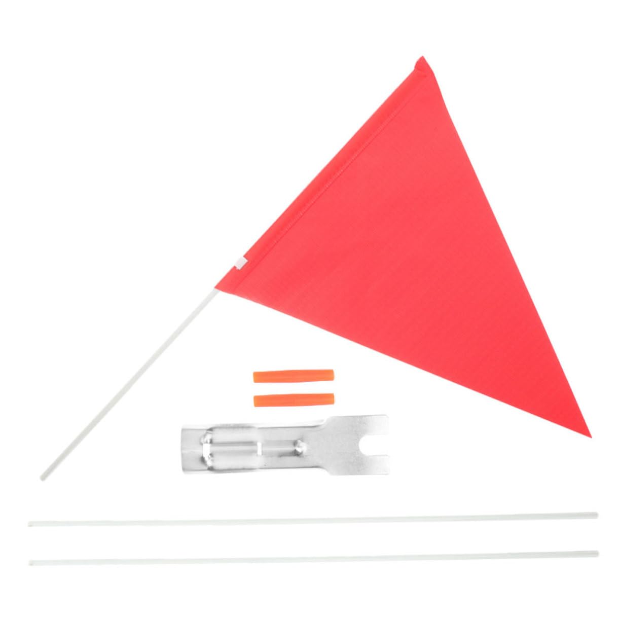 TOYANDONA 5 Piezas Banderín de Seguridad para Bicicleta con Mástil Bandera Portátil para Ciclismo Visible y de Instalar para Bicicletas Scooters y Motocicletas