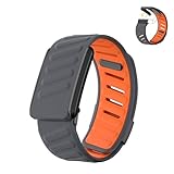 Komiyaa for Whoop 5.0 Band Replacement, Soft Silicone Wristband for Whoop 5.0 with Adjustable Secure Fit, Durable Waterproof Sport Strap for Fitness, Workouts and Daily Wear