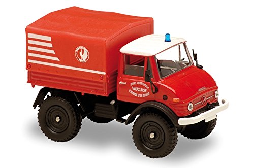Preisvergleich Produktbild Solido 421501420 - MB Unimog 406 VSM-1963 1:50, rot