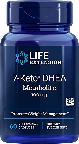Life Extension SGREVFD-1644 7-Keto Dhea 100 Mg, 60 Vegetarian Capsules cover