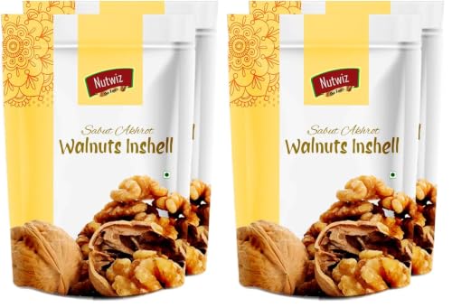 Image of Nutwiz Premium Nuts (Shelled Walnut /Sabut Akhrot, 400g) (Pack of 2)