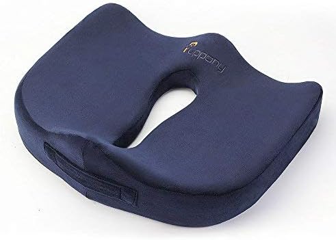 Orthopedic Comfort Memory Foam Seat Cushion (Blue)