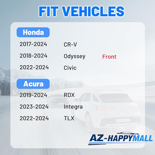 AZ-HAPPYMALL HVAC Heater Blower Motor - Compatible with Honda & Acura 2017-2024 CR-V, 2018-2024 Odyssey, 2019-2024 RDX, Replace# 75113, Front Side by AZ-HAPPYMALL - Image 2