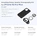 SMALLRIG FilMov Phone Case Kit for iPhone 16 Pro Max, Lightweight Phone Photography Case with T-Mount Lens Backplate, Support for MagSafe, Compatible with Phone Lenses and Filters 4987 Black