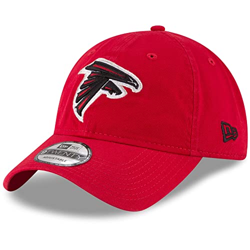 New Era NFL Core Classic 9TWENTY Team Color Adjustable Hat Cap One Size Fits All - Atlanta Falcons Red