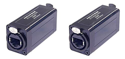 NE8FF Cat 5 Feed Thru Coupler, Mates Any Standard RJ45 Plug C miniatura 1