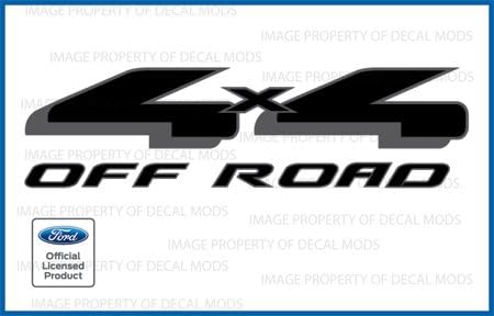 Ford F150 de 4 x 4 offroad NegroBlackout calcomanías pegatinas  FBLK (1997  2008) (Set de 2)