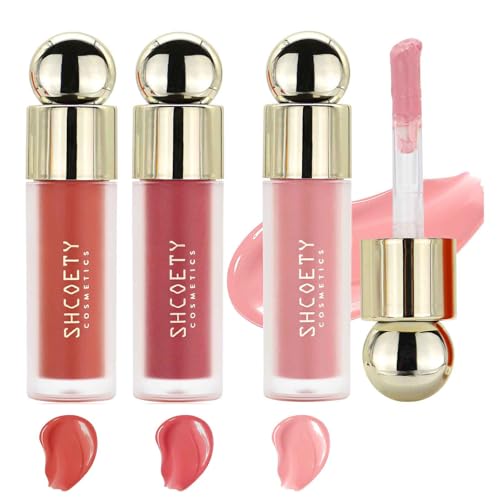 3 Pcs Liquid Blush Kit, Velvet Lightweight Natural-Looking Waterproof Long-Lasting Blush Makeup for Cheek, Eye, Lips