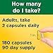 Nature Made Magnesium Glycinate 200 mg per serving, Magnesium Supplement for Muscle, Heart, Nerve and Bone Support, 180 Magnesium Bisglycinate Capsules, 90 Day Supply