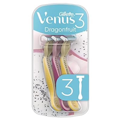 Venus Gillette 3 Dragonfruit Máquinillas Desechables  Pack De 3  Máquinilla de afeitar