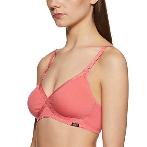 Image of Amante Every de Pink Solid Non-Wired Non Padded Everyday Bra