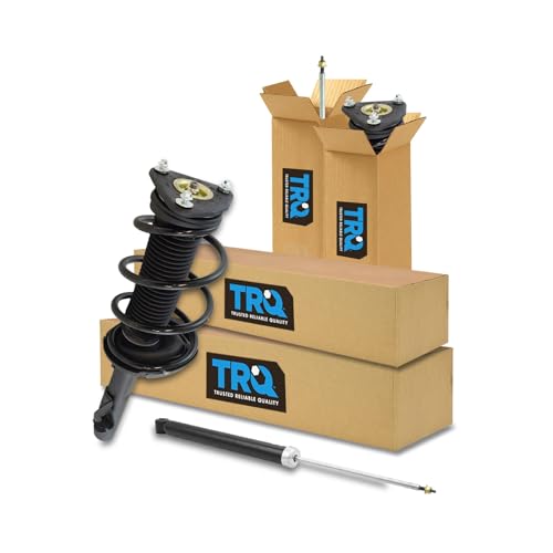 Image of TRQ Front and Rear Complete Strut Assembly & Shock Absorber Kit Complete Strut & Coil Spring Assembly Compatible with 2013-2019 Ford Escape
