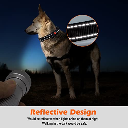 Martingale Collar For Dogs, Dog Collars With Soft Neoprene Padded, Train Dogs Not To Pull, For Small Medium Large Dogs, With Quick Release Buckle And Safe Lock, Reflective And Heavyduty Nylon Material #TOP2