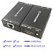 Produktbild MoneyQiu MY-202POC HDMI Extender 165ft/50 Meter Cat5e/Cat6 Kable Full HDUnterstützung 1080p, 3D, HDCP, EDID Verwaltung für PC, DVD, PS3, PS4, Laptop