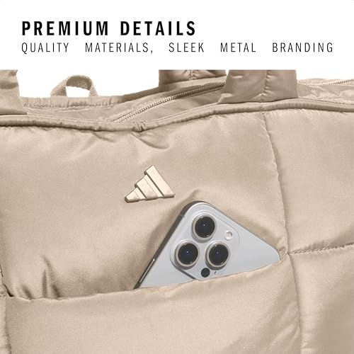 Image of adidas Quilted Puffer Tote Bag