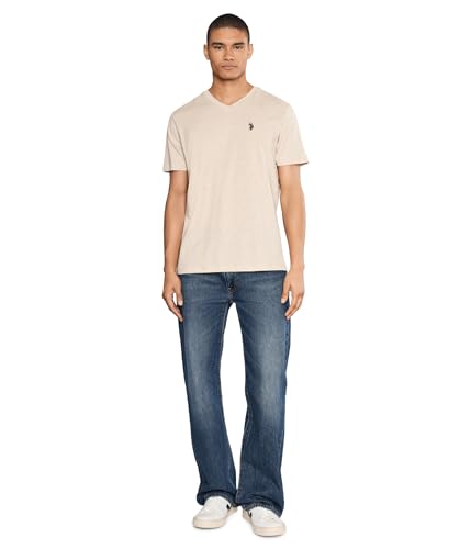 Image of U.S. Polo Assn. Men's Solid V‑Neck T-Shirt