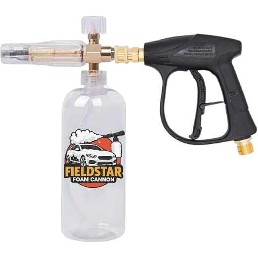 Fieldstar Car Pressure Washer Gun + Foam Cannon 1L